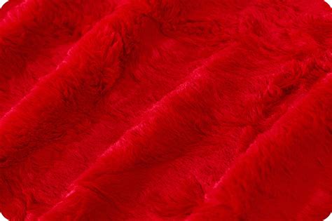 Luxe Cuddle® In Scarlet Marble Minky Angels Neverland