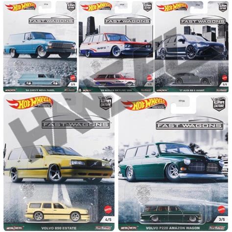 Hotwheels Hot Wheels Fast Wagons Wagon SET Nissan Skyline Volvo Audi Van Shopee Thailand