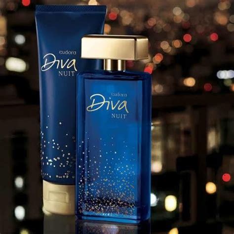 Conjunto Diva Nuit Eudora Feminino Deo Colônia 100ml Hidratante