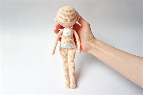 Crochet Pattern Doll Body Amigurumi Doll Tutorial Crochet Etsy