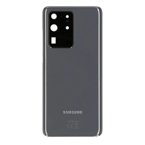 Genuine Samsung G988 Galaxy S20 Ultra Rear Back Glass Battery Cover With Camera Lens Cosmic