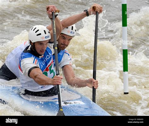 Prague Czech Republic 15th Sep 2013 France´s Pierre Picco And Hugo