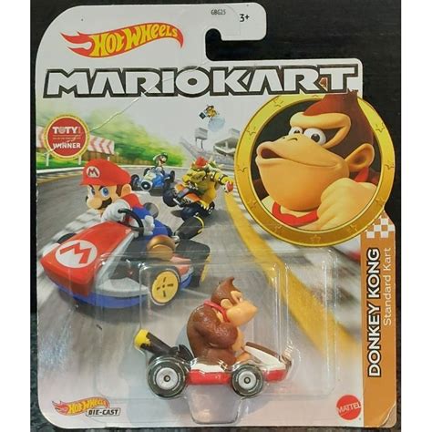 Hot Wheels Linha Premium Mario Kart Miniatura Carrinho Jogo Nintendo Konkey Kong Shopee Brasil