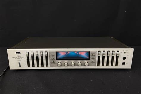 【やや傷や汚れあり】【通電確認済み】sansui サンスイ 山水 Stereo Graphic Equalizer Consolette