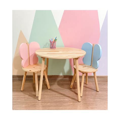 Conjunto Mesa Infantil 2 Cadeiras Elo7 Produtos Especiais