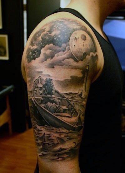 Képtalálat A Következőre „lighthouse Boat Tattoo” Cloud Tattoo Full