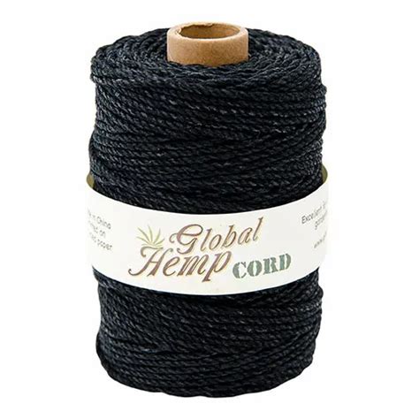 Global Hemp Black Hemp Cord