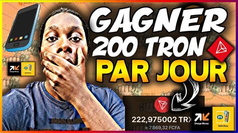 Ma Methode Pour Gagner Fcfa Par Jour Comment Gagner Trx En