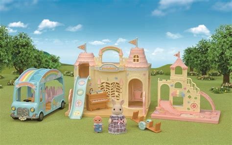 Sylvanian Families W Autobus Przedszkole Plac Zabaw