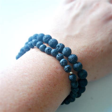 Lava Bead Stretch Bracelet