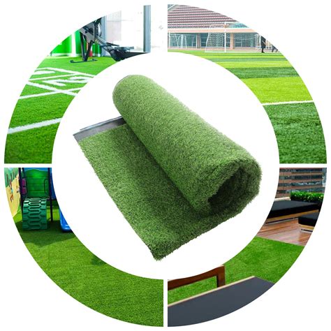 Realistic Synthetic Artificial Grass Turf Thick Fake Faux Grass Rug Carpet