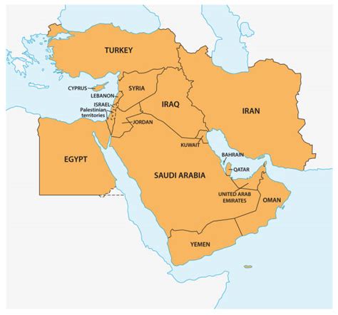 Turkey Middle East Map