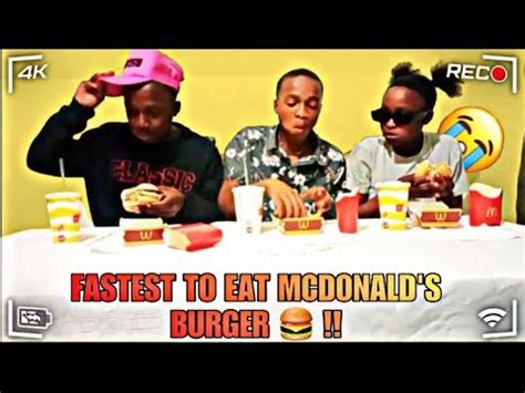 Fastest To Eat Mcdonald S Burger Wins R Siblings Edition