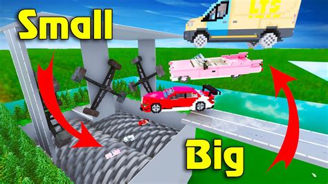 Big Small Cars Vs Giant Shredder And Large Spinner Teardown Gameplay