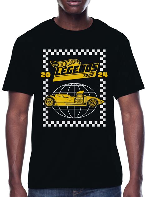 Hot Wheels Mens Graphic Short Sleeve Tee Sizes S XL Walmart
