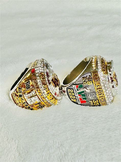 2 PCS Kansas City Chiefs Super Bowl Ring Set W Box, Mahomes, US SHIP 2019/23 | EB Sports ...