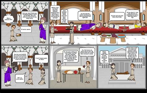 Daily Life In Ancient Rome Storyboard Por Justforschool