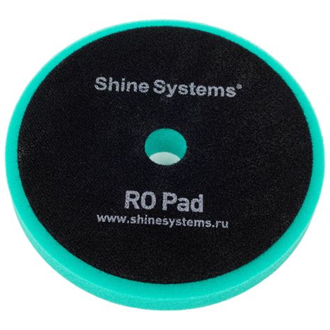 Полировальный круг RO Foam Pad Green твердый, зеленый, 155 мм Shine ...