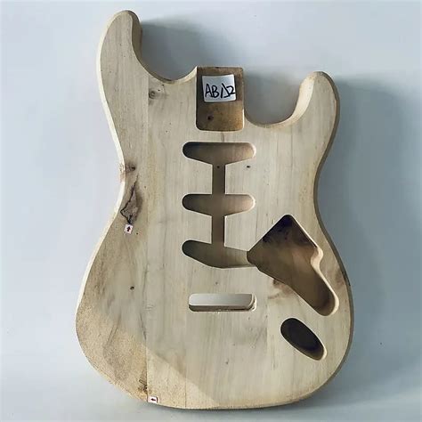 Basswood Stratocaster Strat Style Guitar Body Diy Project Reverb