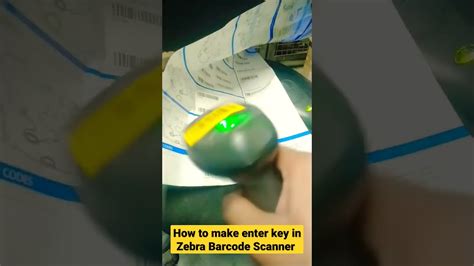 Zebra Barcode Scanner Auto Enter After Scan Enable Enter Key Enable