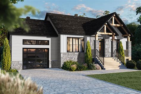 Mountain-rustic House Plan - 2 Bedrooms, 1 Bath, 1178 Sq Ft Plan 5-1390