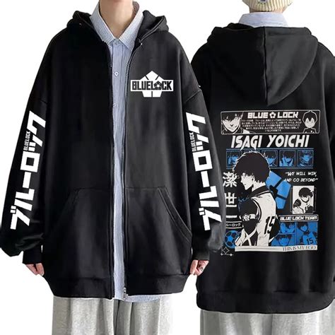 Sweat Capuche Zipp Anime Blue Lock Sweats Capuche D Contract S