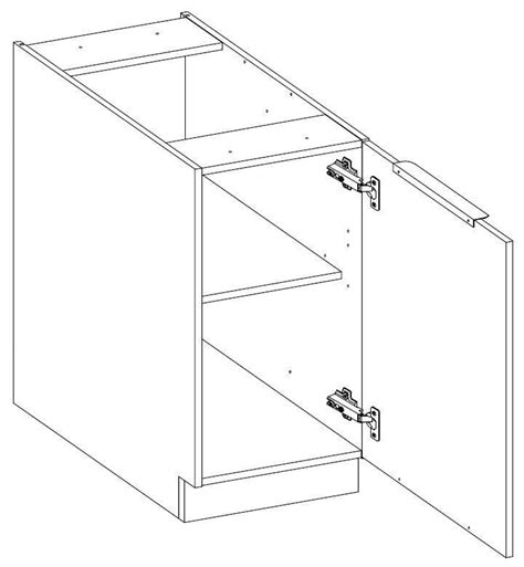 Zestaw mebli kuchennych Black 260 cm metalowe uchwyty krawędziowe