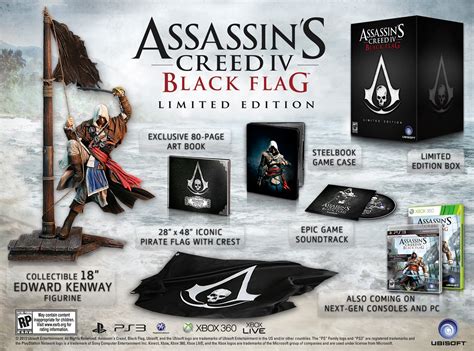 Assassin's Creed IV: Black Flag limited edition announced - Gematsu