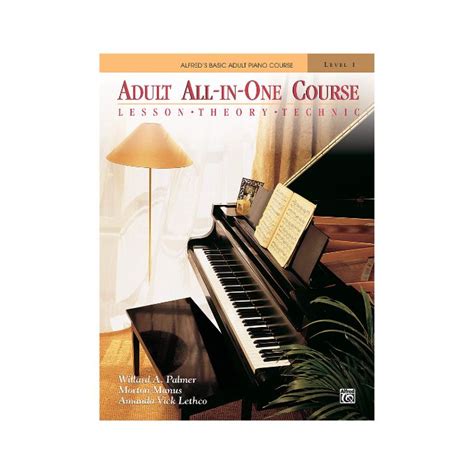 Alfred Basic Adult All In One Course Bk Lesson Theory Technic