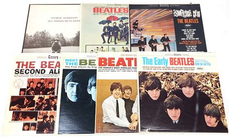 Lot 7 Vintage Beatles Records