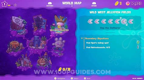 Spongebob Squarepants The Cosmic Shake All Refreshment Locations Squidward Quest Guide — 100