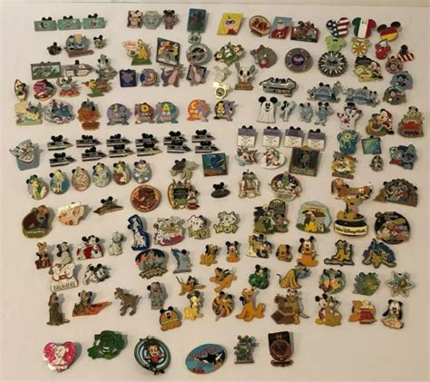 Disney Wdw Universal Collectible Pins Le Hidden Mickey Individual Set