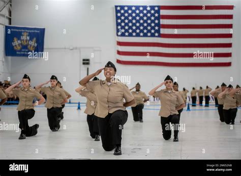 Navy Junior Reserve Officers Training Corps Njrotc Cadets Hi Res Stock