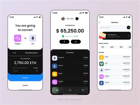 Crypto Wallet By Saeed Firoozi On Dribbble