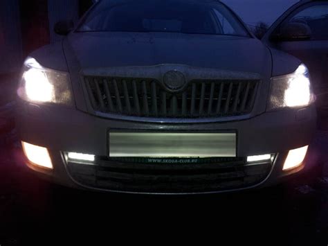 Шкода фабия замена лампы дневных ходовых огней - 90 фото