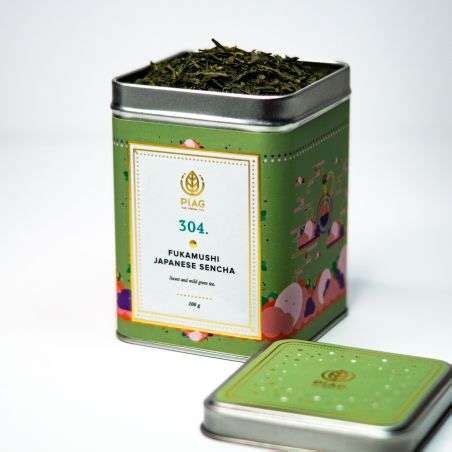 304 Fukamushi Japanese Sencha 100 G Puszka Zielona Herbata Piag