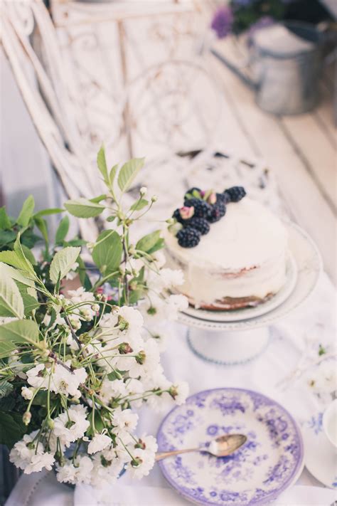 Rhubarb Lemon Mousse Semi Naked Cake Hanna Lionel