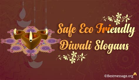 Safe Eco Friendly Diwali Slogans | Green Diwali Wishes