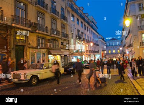 Portugal Lisbon Chiado Rua Garrett Hi Res Stock Photography And Images