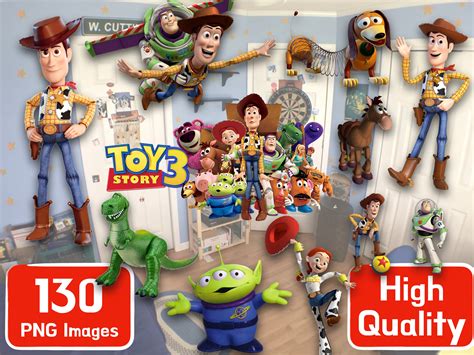 Toy Story Clipart Png  Svg Digital Files Download Cartoon Image