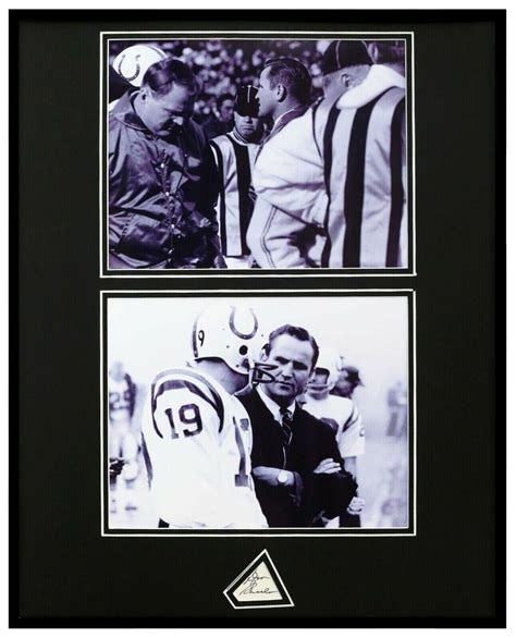 Johnny Unitas Autographed Memorabilia Signed Photo Jersey