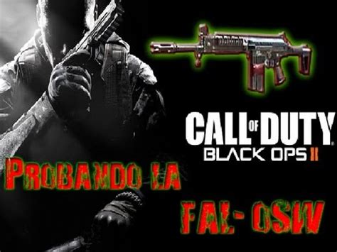 Probando La Fal Osw Black Ops Youtube