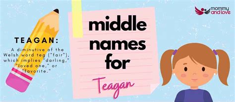 101 Charming Middle Names For Teagan Mommy And Love