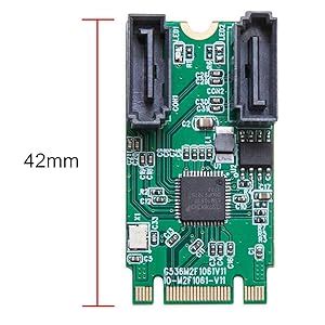 M B M Key X Pcie Bus To Ports Sata G Iii Raid Expansion Card