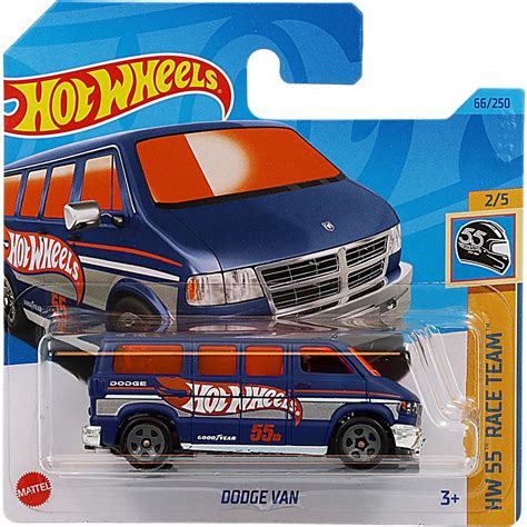 Dodge Van HW Race Team Blå Hot Wheels