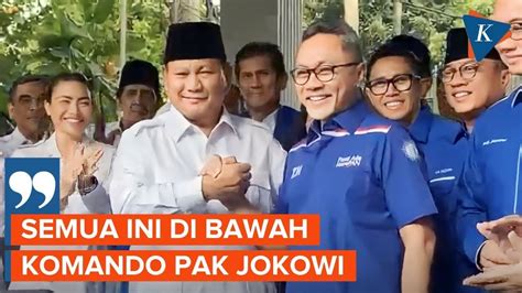 Full Prabowo Dan Zulhas Ungkap Poin Penting Pertemuan Hari Ini Youtube