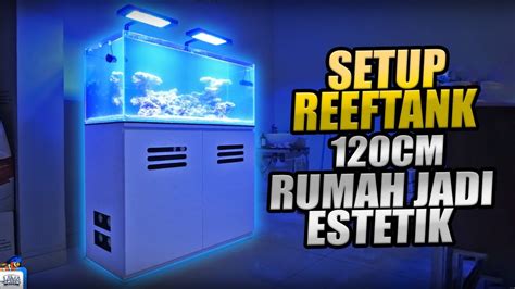 SETUP REEFTANK 120CM BIKIN RUMAH JADI ESTETIK YouTube