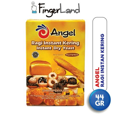 Jual Angel Instant Yeast Sachets 44 Gram Ragi Instan Kering Shopee