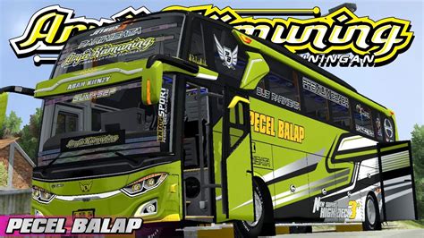 Pecel Balap Arya Kamuning Livery Mod Jb Hino Rm Asxfm Bussid V