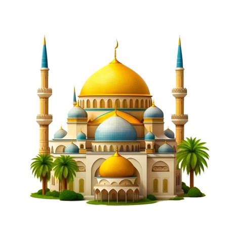 Gambar Gambar Vektor Masjid Muslim | Elemen Grafis PSD Unduhan Gratis ...